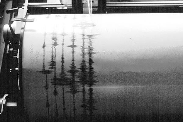 Seismograph bei der Aufzeichnung eines Erdbebens. Foto: dts nachrichtenagentur