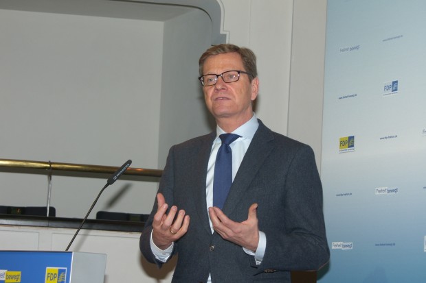 Westerwelle: Über vergrünende Schwarze und errötende Gelbe