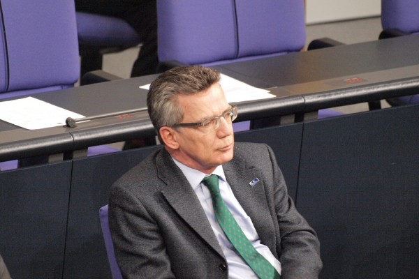 Innenminister Thomas de Maizière (CDU). Foto: dts Nachrichtenagentur