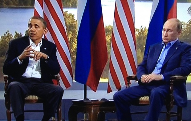 G8 Obama und Putin 2