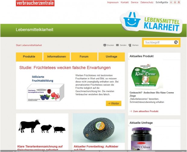 Lebensmittelklarheit.de