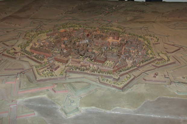 Modell der Landauer Festung. Foto: Pfalz-Express/Ahme