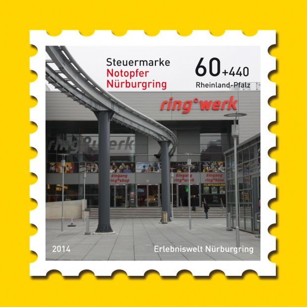 Steuermarke Nürburgring Briefmarke