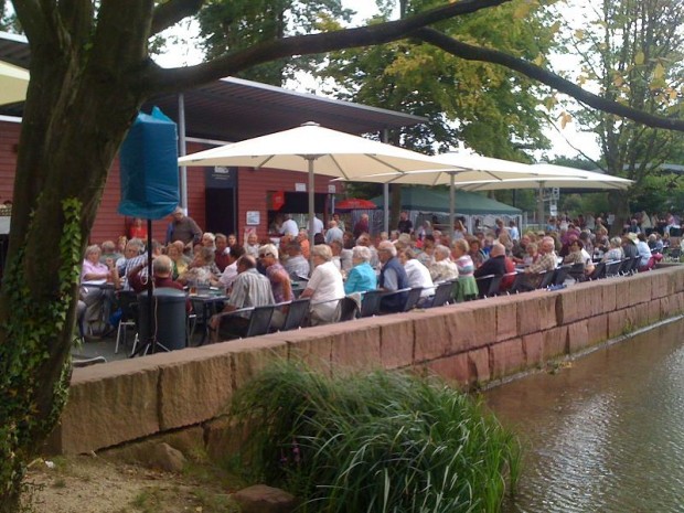 Selbst singen macht Spaß: Großer Zuspruch bei der Veranstaltung im letzten Jahr am Schwanenweiher in Kandel. Foto: pfalz-express.de/Licht