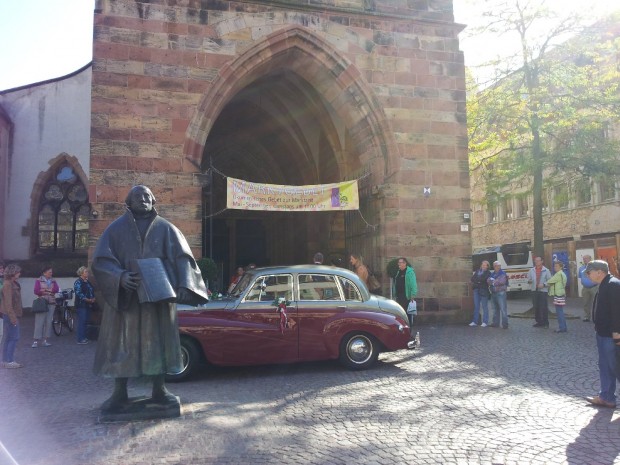 Stiftskirchenplatz in Landau. Foto: Pfalz-Express/Ahme