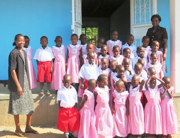 Mara Bossert Kwa Moyo Primary school Uganda der erste Schultag
