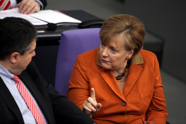 Bundeskanzlerin Merkel und ihr Vize Sigmar Gabriel.  Foto: dts Nachrichtenagentur