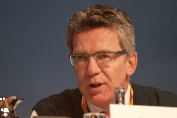 Bundesinnenminister Thomas de Maizière (CDU). Foto: dts nachrichtenagentur