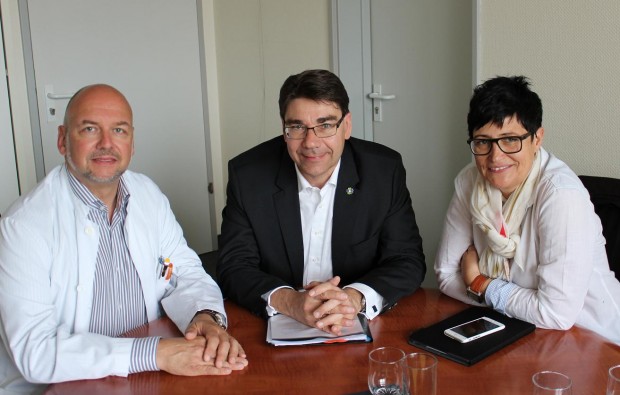 Landau Organspende St. vinzentius Krankenhaus Dr. Dirk Piorko, Thomas Hirsch, Christine Schneider