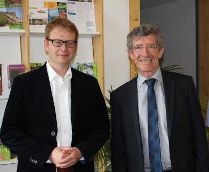 Dr. Thomas Gebhart (li.) und Frédéric-Reiss. Foto: Pfalz-Express