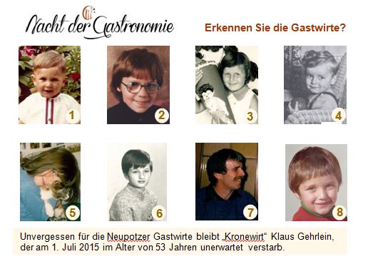 Die Acht der Nacht Gastwirte Neupotz