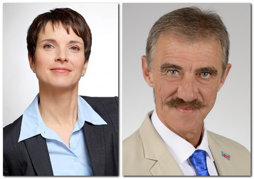 AfD-Politiker Frauke Petry und Uwe Junge. Foto: red