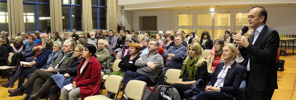 Flüchtlingsgipfel Germersheim Landrat Dr. Fritz Brechtel