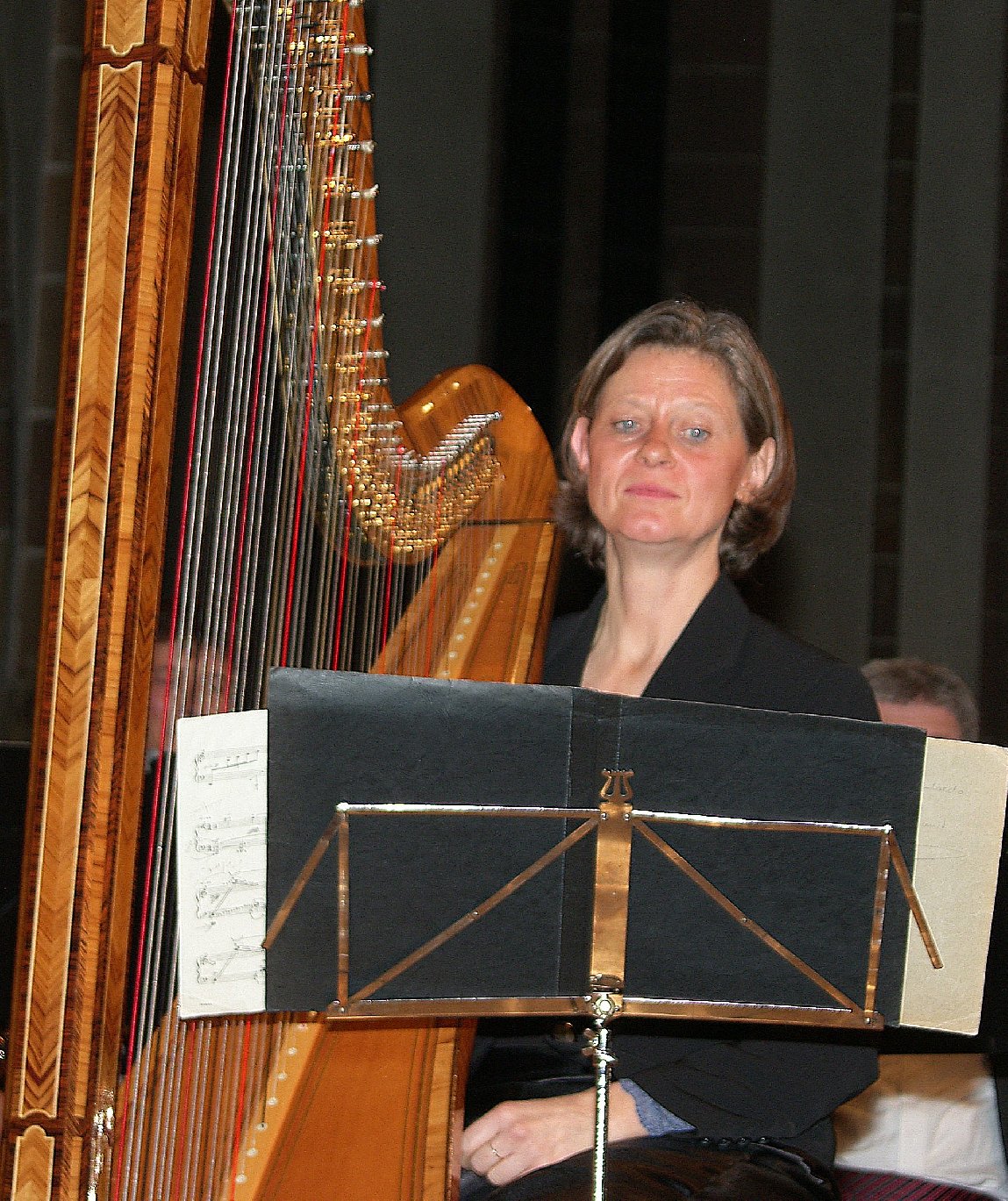 Maria Stange ist eine ausgezeichnete Harfenistin. Foto: Pfalz-Express/Ahme