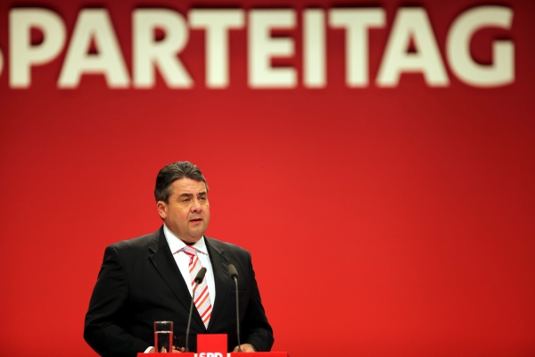 Siegmar gabriel stellt sich zur Wiederwahl als Parteivorsitzender. Foto: dts nachrichtenagentur