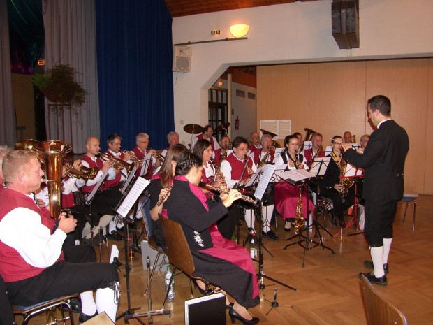 Die Kultuskapelle Offenbach: Traditioneller musikalischer Begleiter des Neujahrsempfangs. Foto: Pfalz-Express/Ahme