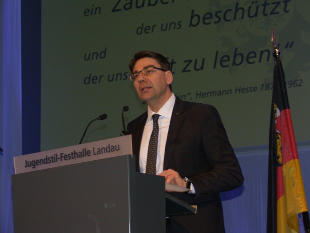 Thomas Hirschs erster Neujahrsempfang als Landauer OB. Foto: Pfalz-Express/Ahme
