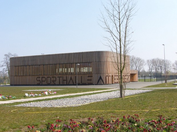Sporthalle am Ebenberg. Foto: Pfalz-Express/Ahme