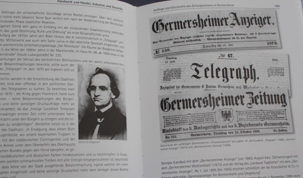 Stadtgeschichte Germersheim Bücher Schriften Pfalzbote Telegraph