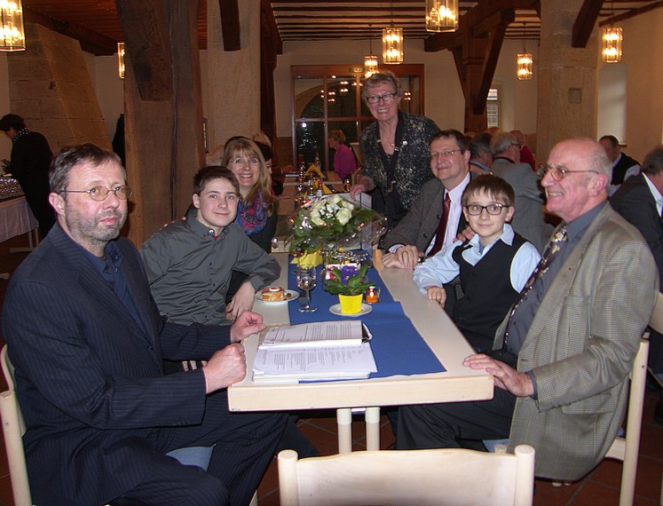 Natürlich war die ganze Familie bei der Ehrung anwesend. Foto: Pfalz-Express/Ahme