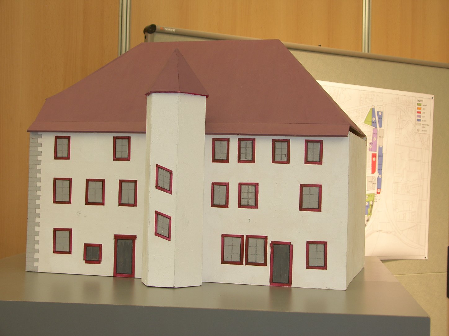 Modell des "Hauses zum Maulbeerbaum". Foto: Pfalz-Express/Ahme