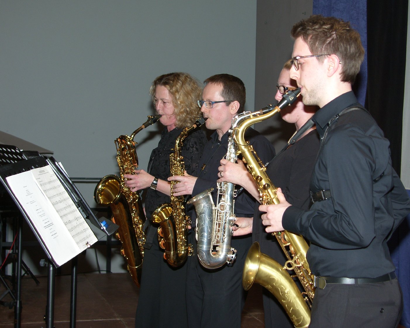 Das Saxophonica Quartett. Foto: Pfalz-Express/Ahme