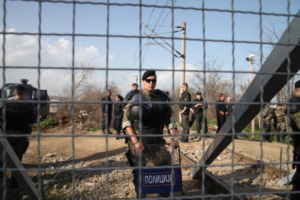 Griechisch-mazedonische Grenze. Foto: dts nachrichtenagentur
