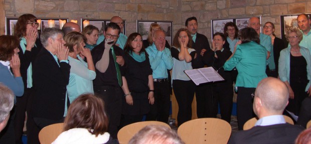 Das Offenbacher Chorensemble InTakt unterhielt mit lustigen Liedern. Foto: Pfalz-Express/Ahme