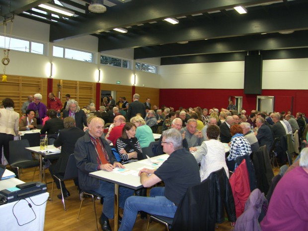 Full House: Mitgliederparteitag der CDU SÜW im Rohrbacher Dorfgemeinschaftshaus. Foto: Pfalz-Express/Ahme