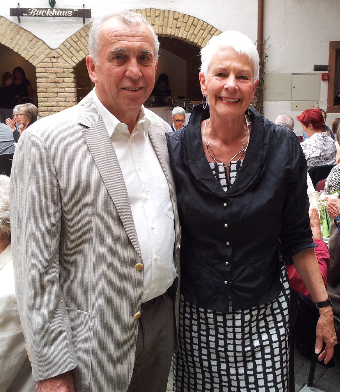 Peter Herzog und Ehefrau Annecke. Foto: Pfalz-Express/Ahme
