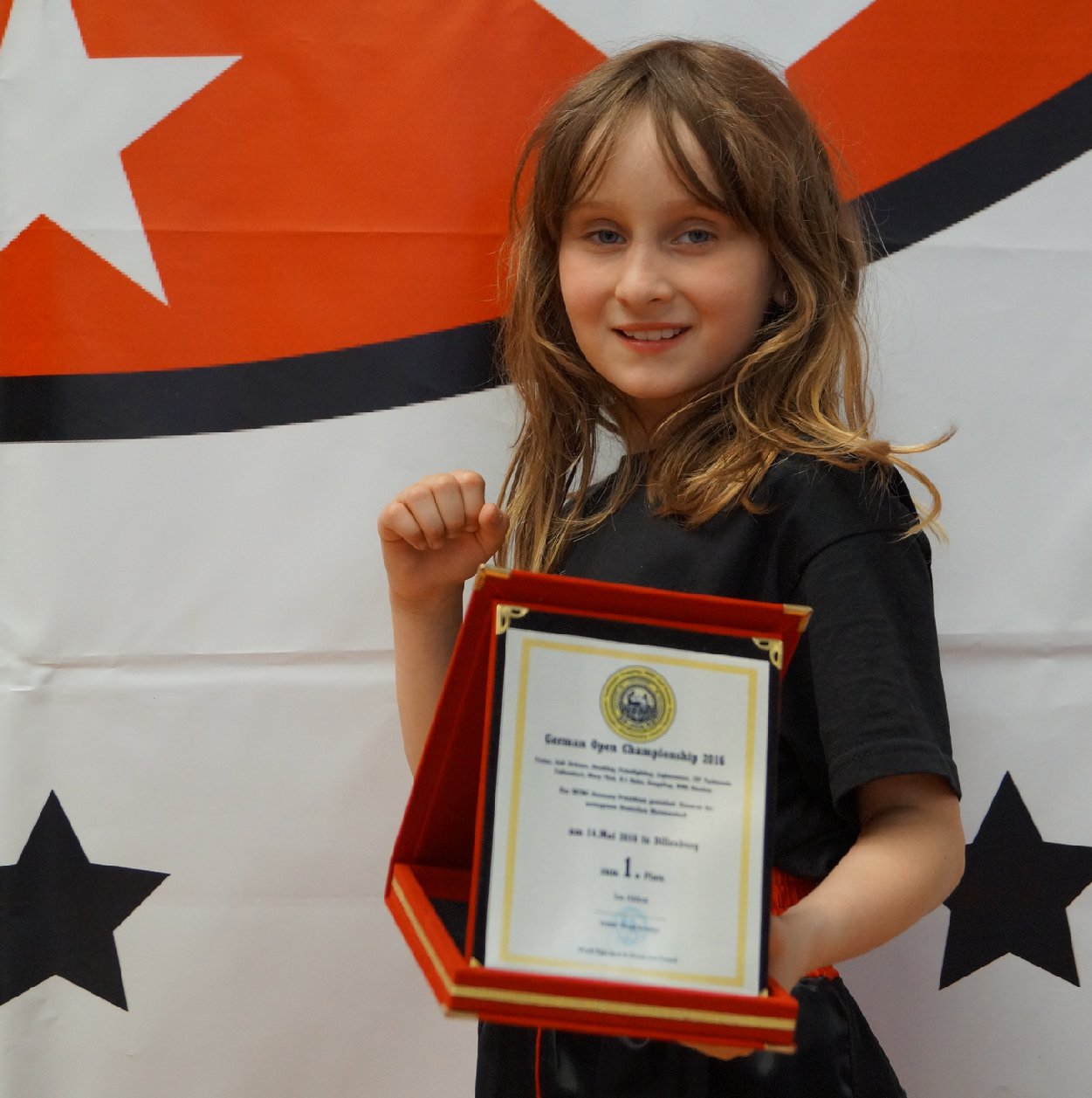 Emilia ist eine meisterhafte Kickboxerin. Foto: privat