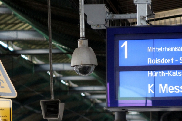 Überwachungskamera am Bonner Hauptbahnhof. Foto: über dts Nachrichtenagentur
