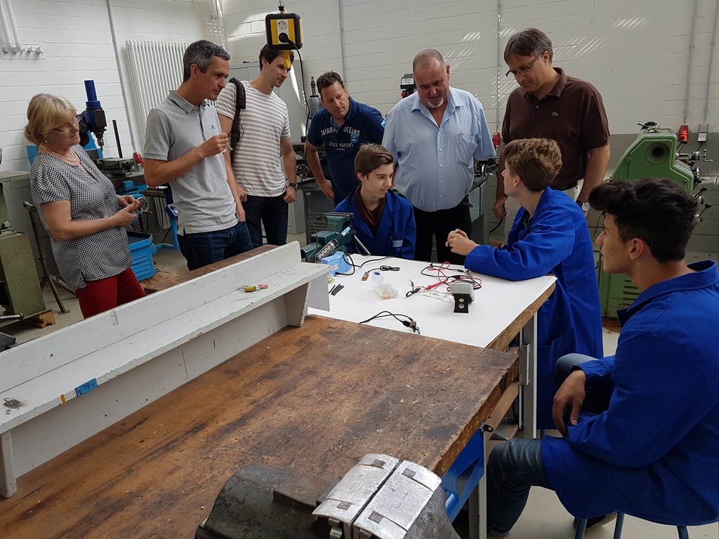 Natürlich wurden die fertigen Werkstücke auch präsentiert. Foto: bbs-landau