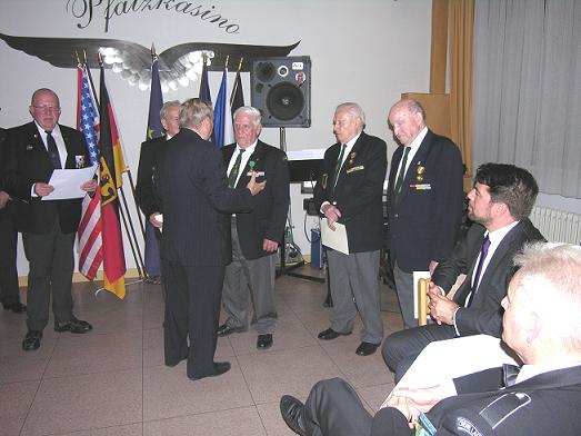 Ordre Lafayette Dekoration Dekorationen verdienter Legionäre durch den Präsidenten der UNACITA