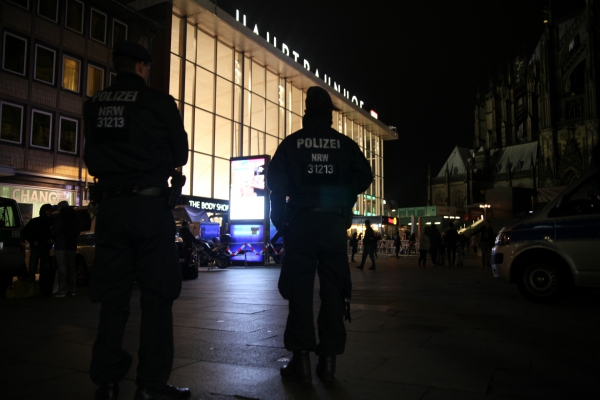 Polizeistreife am Kölner Hauptbahnhof. Foto: dts Nachrichtenagentur
