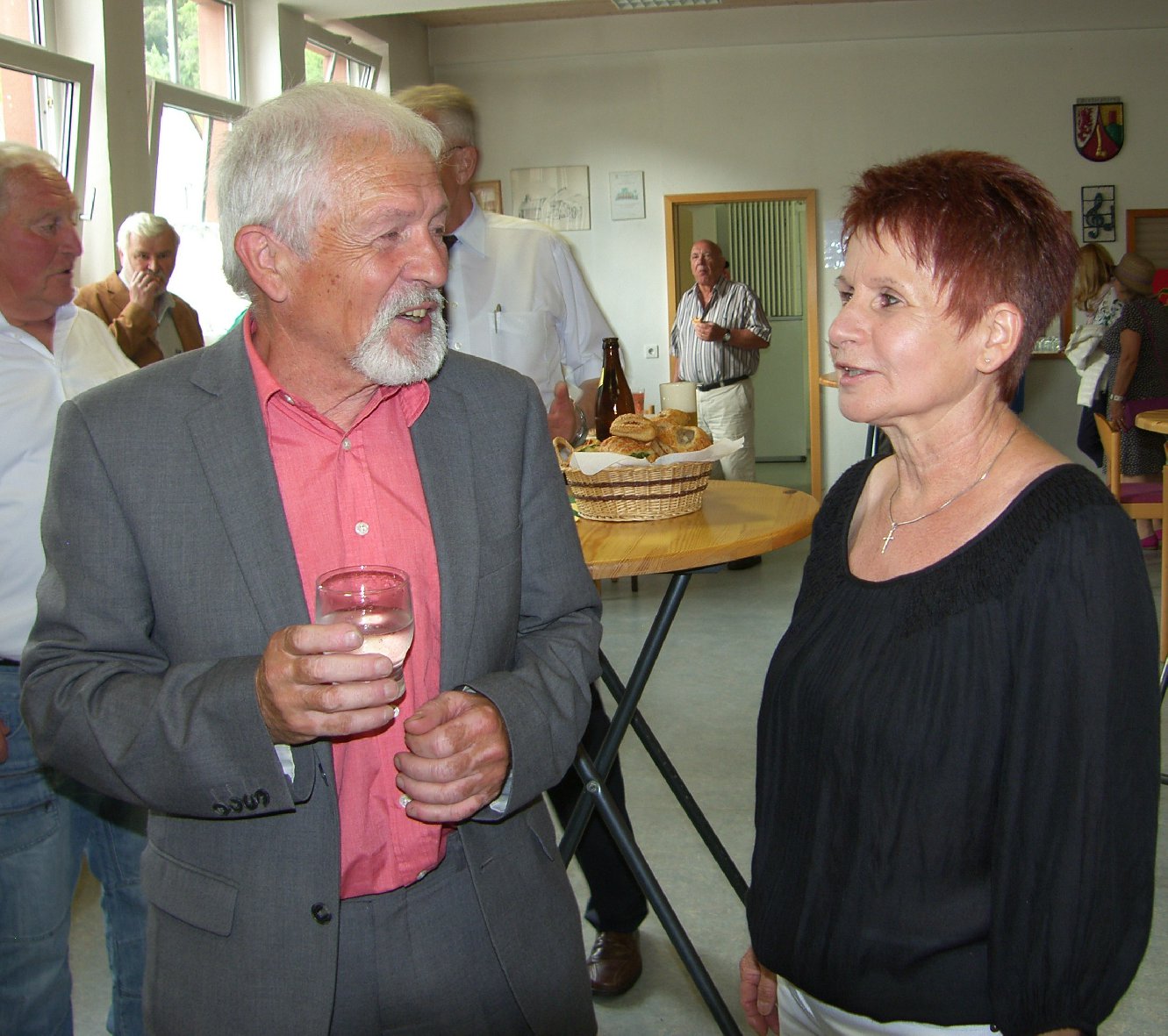 Friedrich Schlicher und Brigitte Salmon. Foto: Pfalz-Express/Ahme