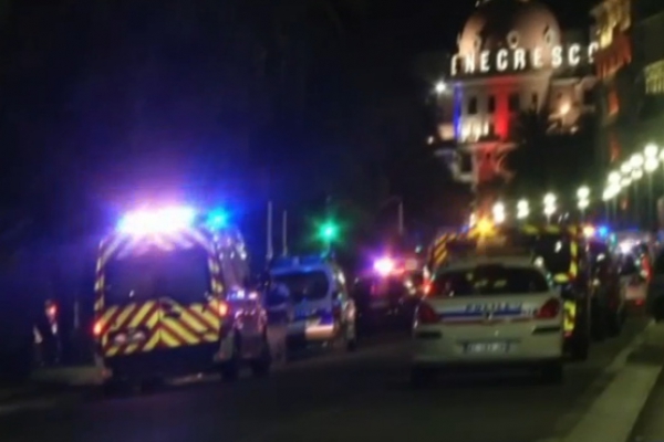 Polizei in Nizza am 14. Juli.   Foto:  dts Nachrichtenagentur