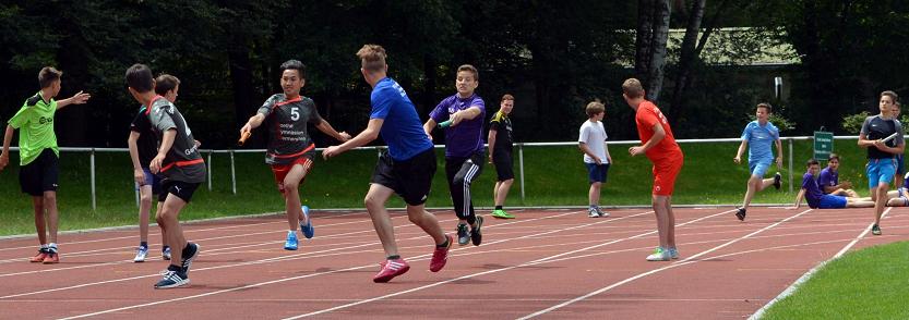 Staffellauf.