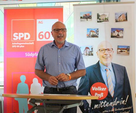Verbandsbürgermeister Volker Poß (SPD) tritt wieder an Fotos: pfalz-express.de/Licht