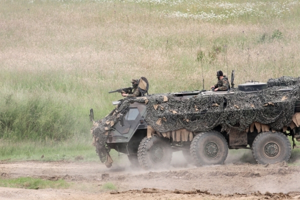 Bundeswehr-Panzer "Fuchs" bei einer Übung. Foto: dts nachrichtenagentur