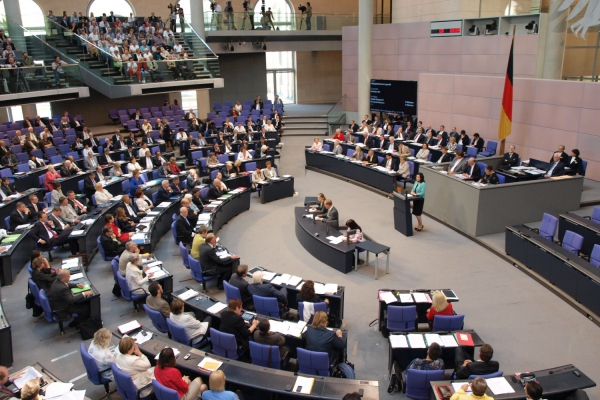 Bundestagssitzung im Plenarsaal des Reichstags. Foto: dts Nachrichtenagentur