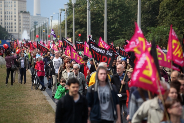 Demonstration gegen TTIP und Ceta in Berlin. Foto: dts Nachrichtenagentur
