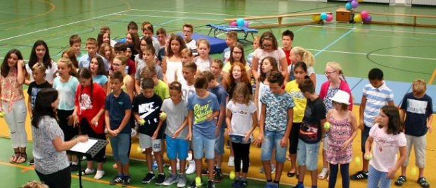 IGS Wörth Fünftklassler Feier Einschulung 2016 2
