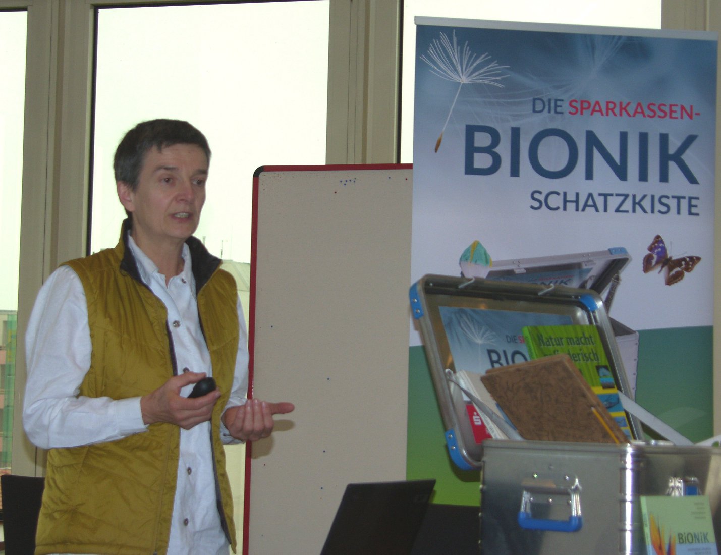 Ute Wiegel ist Bionik-Expertin für alle Klassenstufen. Foto: Pfalz-Express/Ahme