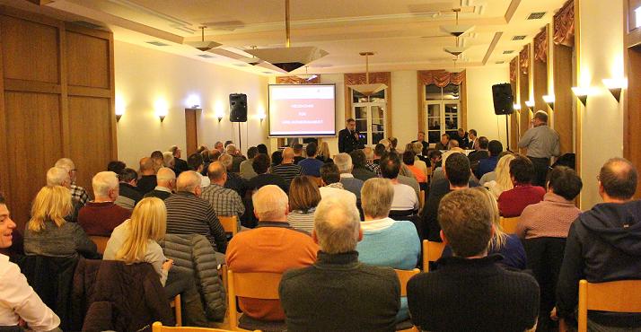 Volles Haus in Ottersheim: Die Aktion der Polizei stieß auf großes Interesse. Fotos: Pfalz-express/Licht
