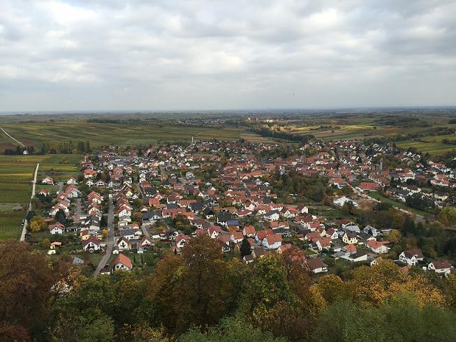 Klingenmünster von oben. Foto: Pfalz-Express/Licht