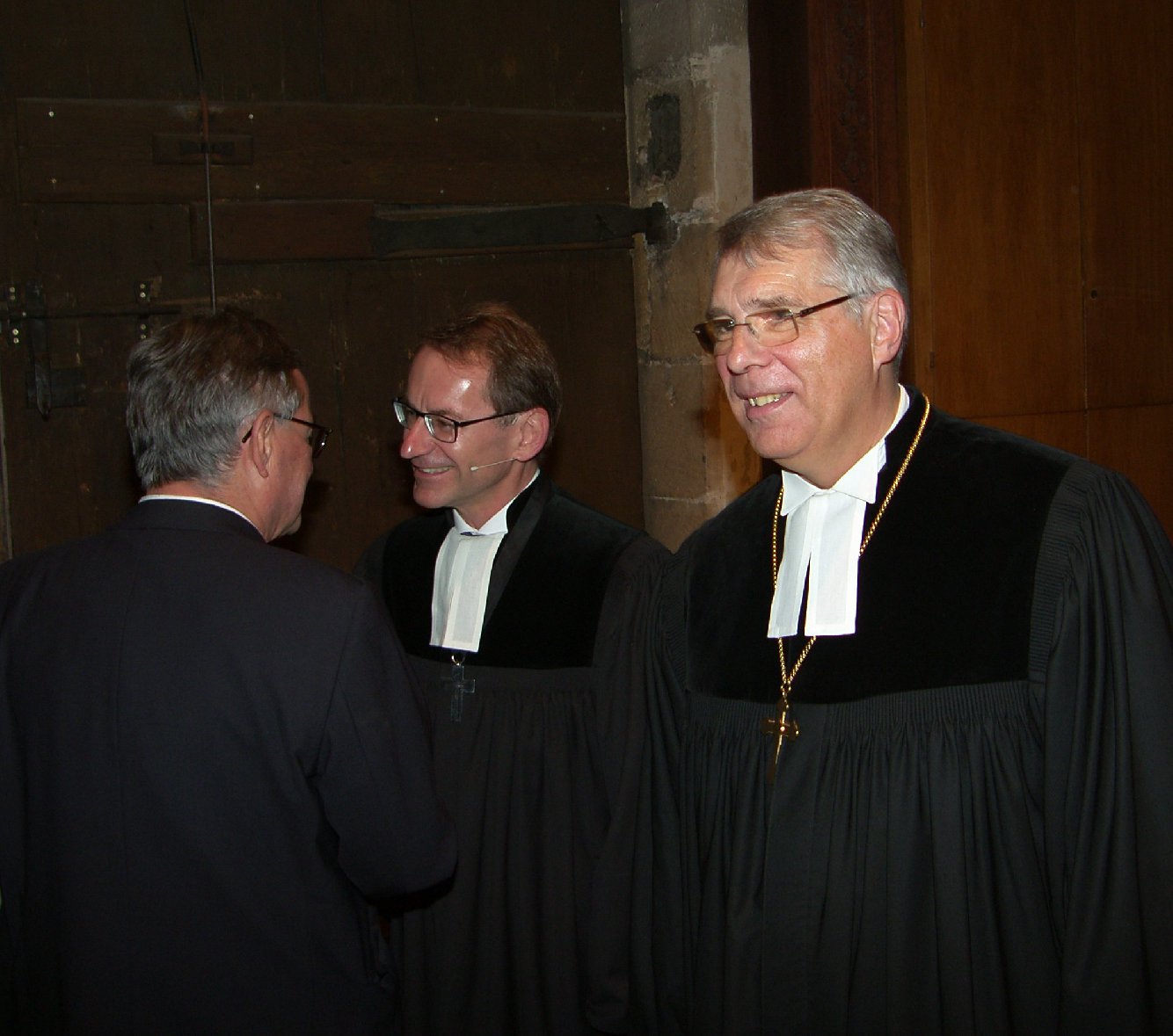 Kirchenpräsident Schad (vorne) wird einen Vortrag zur Reformation halten. Foto: Pfalz-Express/Ahme