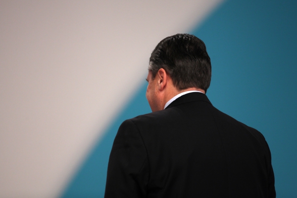 Gabriel wollte schon einmal der SPD den Rücken kehren. Foto: dts nachrichtenagentur