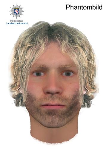 Nach dem Tötungsdelikt in einem Kiosk in der Rathausstraße in Wiesbaden-Biebrich, fahndet die Wiesbadener Kriminalpolizei mittlerweile mit Phantombildern nach dem mutmaßlichen Täter (mit und ohne Mütze). Foto: Polizei Wiesbaden