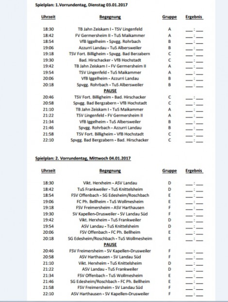 spielplan